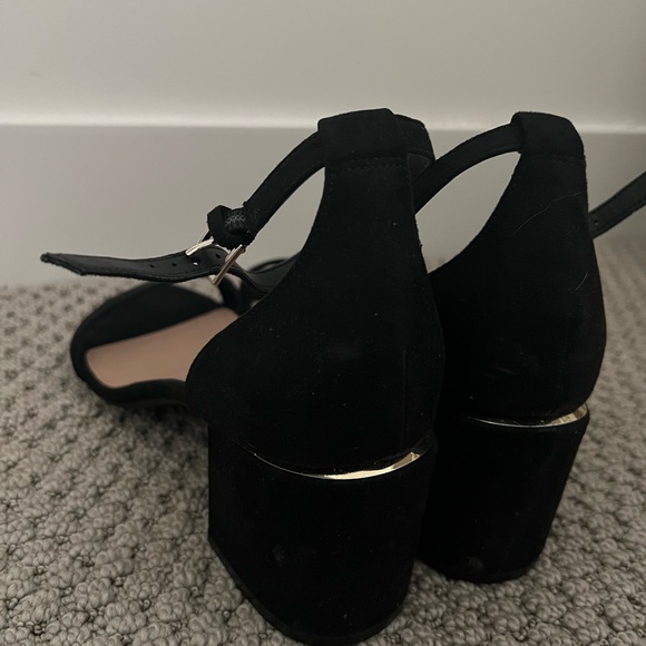 Black Mini Heels - Picture 2 of 3